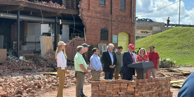 Presient Trump in Valdosta, Georgia