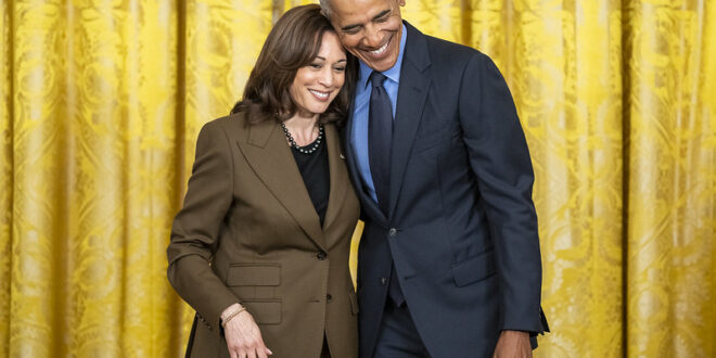 President Barack Obama and Vice President Kamala Harris