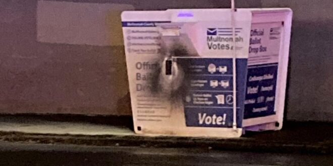 ballot boxes fire