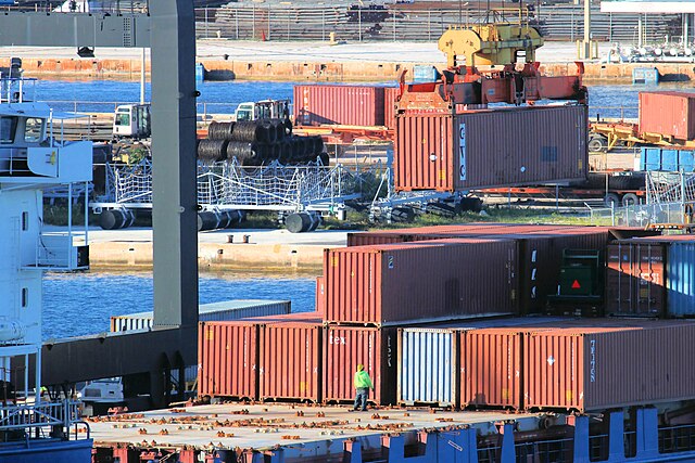 - Poli Alert port, shipping containers