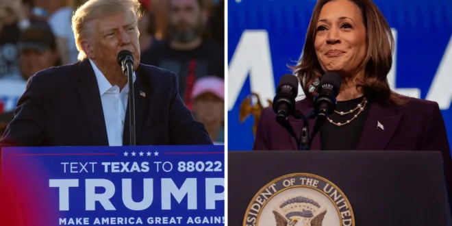 Vice President Kamala Harris and President Donald Trump