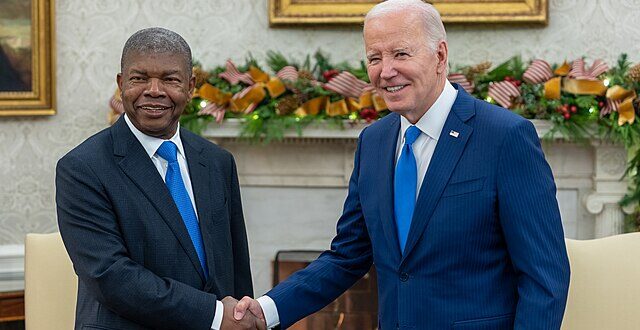 President Joe Biden and President Joao Lourenço of the Republic of Angola