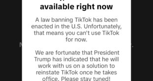 Tik Tok ban