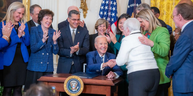 President Joe Biden signs Social Security Fairness Act of 2024