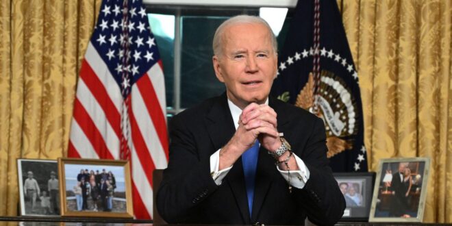 President Joe Biden in the Oval Office