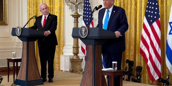 President Donald Trump and Israeli Prime Minister Benjamin Netanyahu