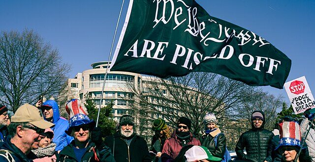 DOGE protest