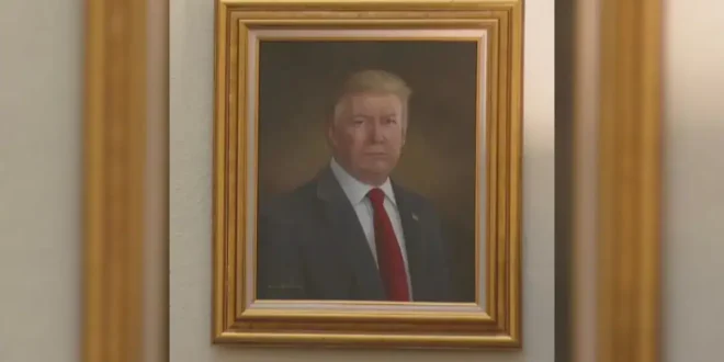 Trump portrait in Colorado capital