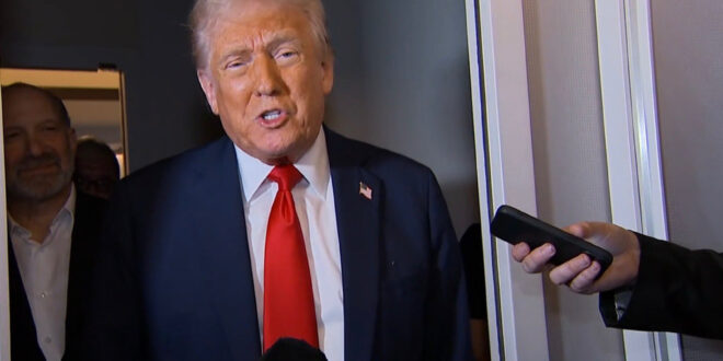 President Trump on Air Force One