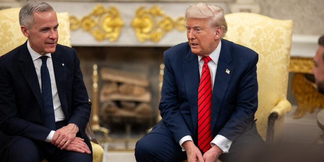 Canadian Prime Minister Mark Carney and President Donald Trump