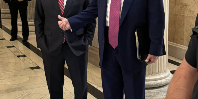 president Trump and Speaker Mike Johnson