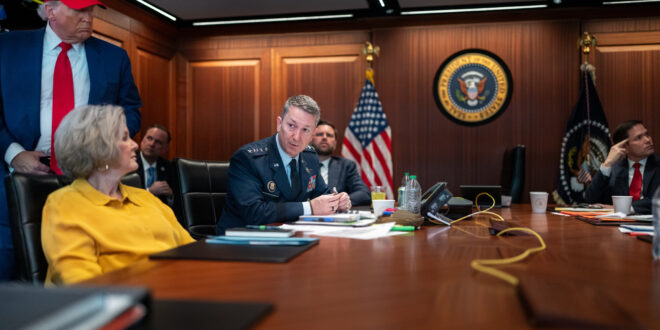 President Trump in the Situation Room