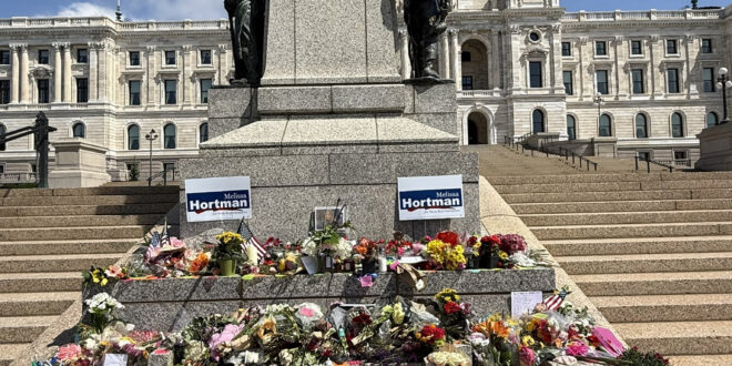 Melissa Hortman Memorial at Minnesota State Capitol