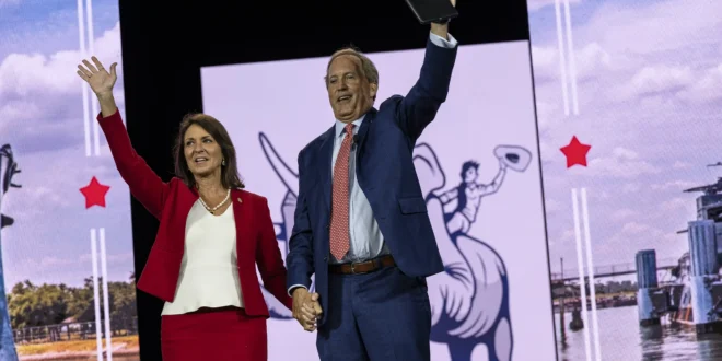 Angela and Ken Paxton