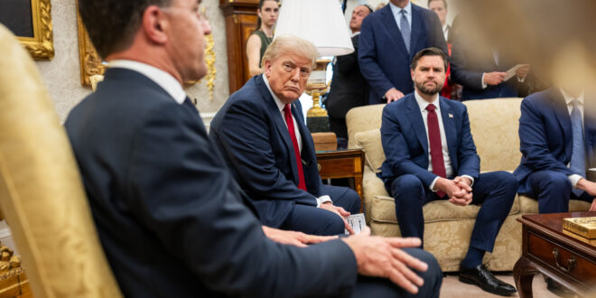 President Trump meets with NATO Secretary General Mark Rutte