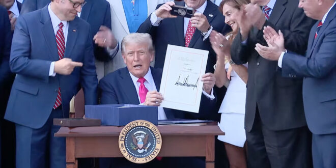 President Trump signs One Big Beautiful Bill