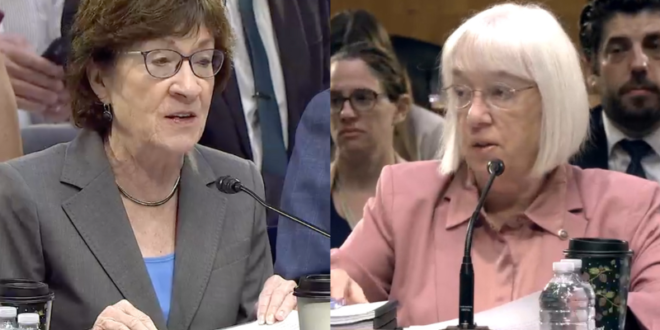 Sen. Susan Collins and Sen. Patty Murray