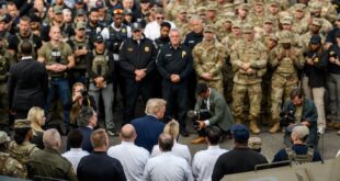 President Trump thanks the National Guard and law enforcement officers in D.C.