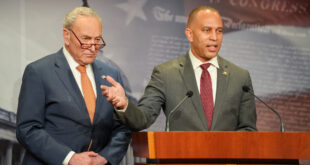 Chuck Schumer and Hakeem Jeffries