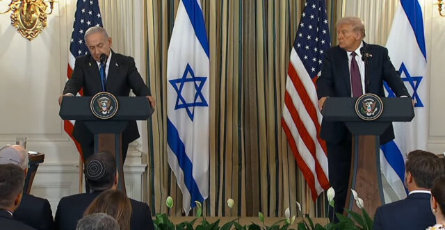 Trump, Netanyahu - Poli Alert President DOnald Trump and Israeli PM Benjamin Netanyahu