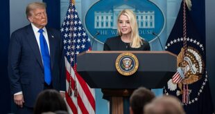 President Donald Trump and AG Pam Bondi