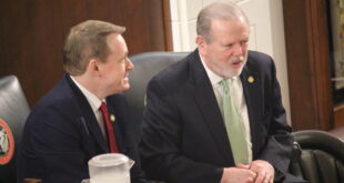 North Carolina House Speaker Destin Hall and Senate President Pro Tem Phil Berge