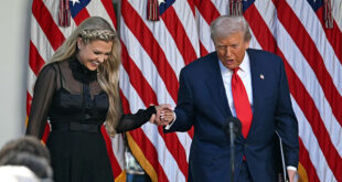 President Trump and Erika Kirk