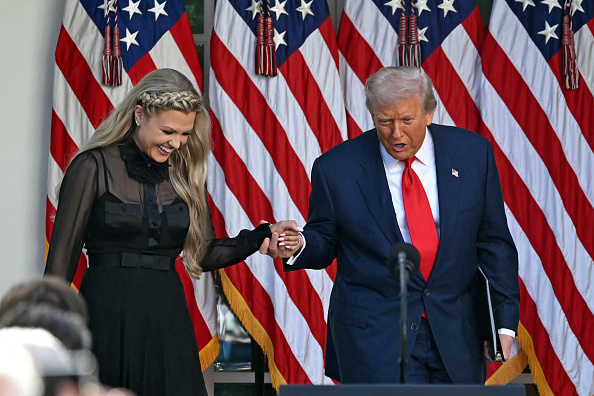 Trump, Kirk - Poli Alert President Trump and Erika Kirk
