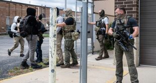 Anti-ICE protest at ICE processing facility