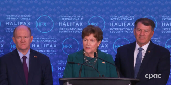 Senators Mike Rounds, Jeanne Sheheen, and Chris Coons