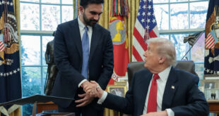 President Trump and Zohran Mamdani in the Oval Office