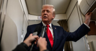 President Trump on Air Force One