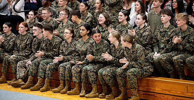 military members at Camp Lejeune, NC
