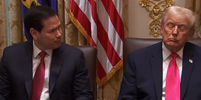 President Trump sleeping at Cabinet meeting