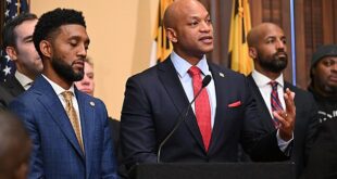 Gov. Wes Moore and Mayor Brandon Scott