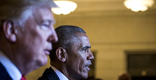 Trump, Obama
