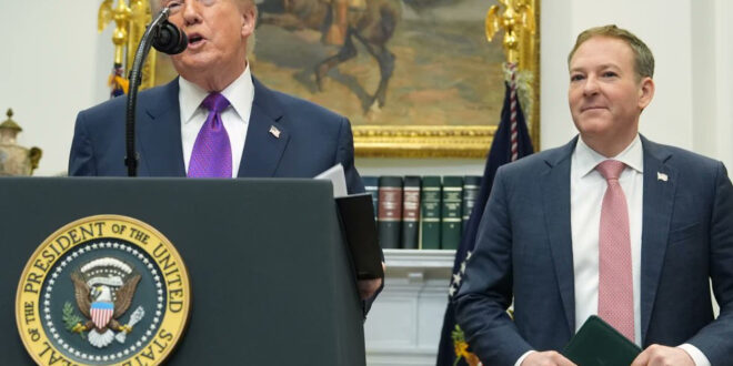 President Donald Trump and EPA Administrator Lee Zeldin