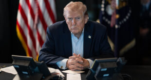 President Donald J. Trump oversees Operation Epic Fury at Mar-a-Lago, Palm Beach, FL, March 1, 2026. (White House photo by Daniel Torok)