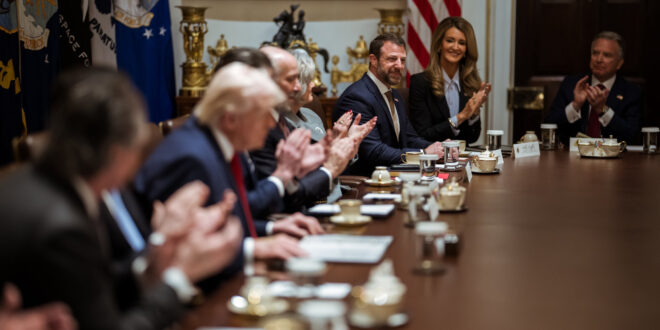 President Trump host a Cabinet meeting