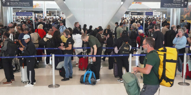 TSA airport lines