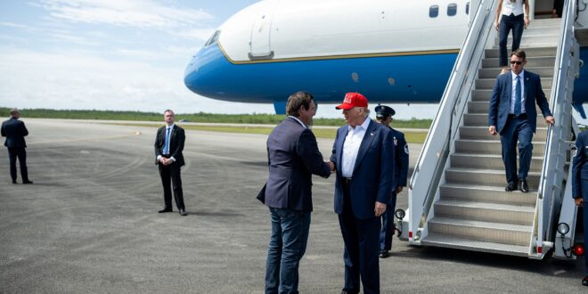 Gov. Ron DeSantis and President Donald Trump
