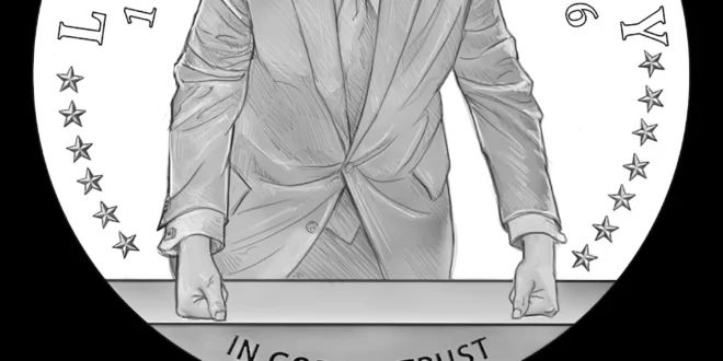 Trump gold coin