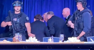 Trump rushed out of WHCA dinner