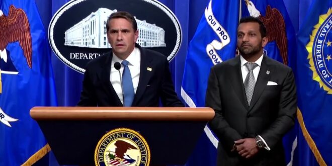 AG Todd Blanche and FBI Director Kash Patel