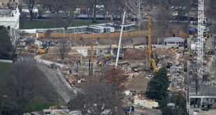 White House East Wing Project Construction.