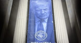 Trump banner