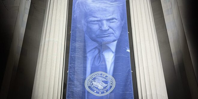 Trump banner