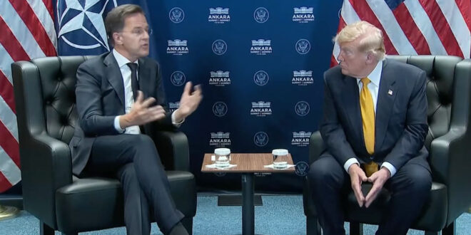 President Trump and NATO Secretary General Mark Rutte
