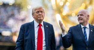 President Donald Trump and FIFA President Gianni Infantino