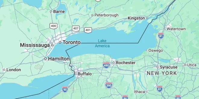 Lake America Google Maps